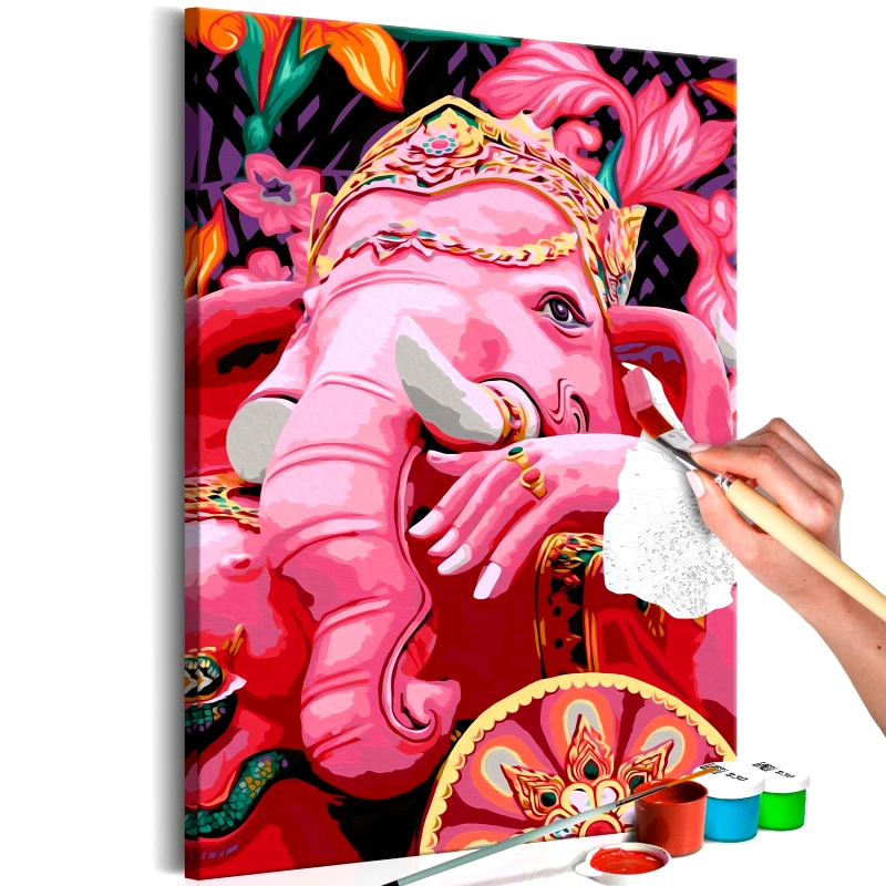 PoliHome Πίνακας για να τον ζωγραφίζεις - Ganesha 40x60