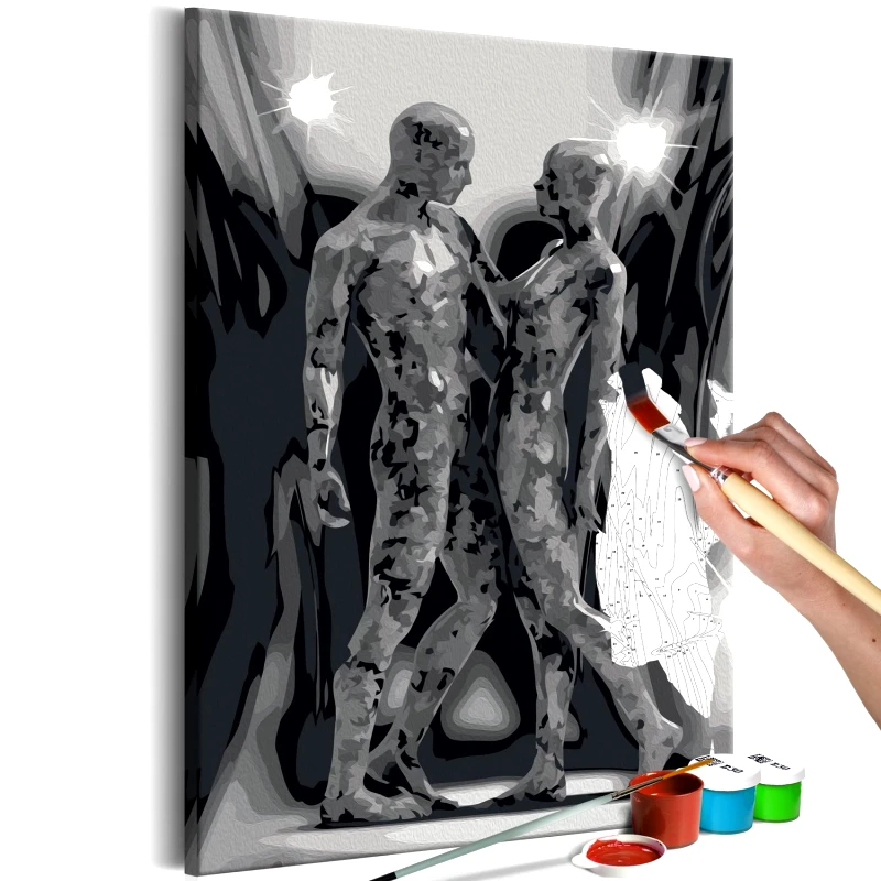 PoliHome Πίνακας για να τον ζωγραφίζεις - Couple 40x60