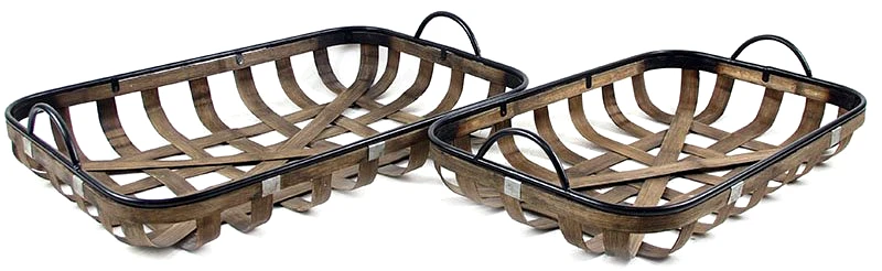 PoliHome Σετ δίσκοι Bamboo I