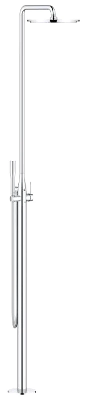 PoliHome Επιδαπέδια κολώνα ντουζ Grohe Essense Super steel