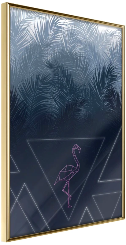 Αφίσα - Geometric Jungle - 30x45 - Χρυσό - Χωρίς πασπαρτού φωτογραφία