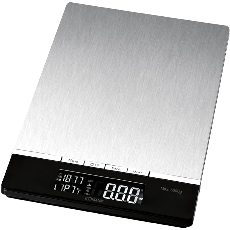 PoliHome Ζυγαριά κουζίνας Bomann KW 1421 ψηφιακή inox