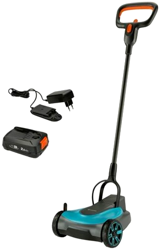 PoliHome Χλοοκοπτική μηχανή μπαταρίας Gardena σετ Handy Mower 22/18V P4A