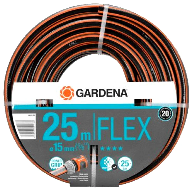 PoliHome Λάστιχο Gardena Comfort Flex 25m 15mm