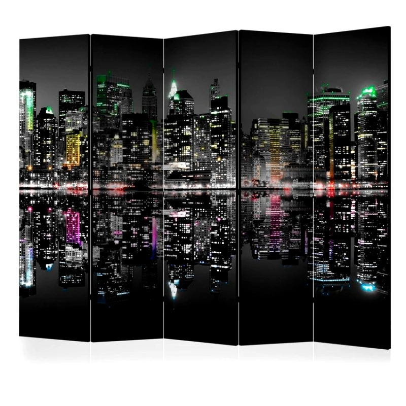 PoliHome Διαχωριστικό με 5 τμήματα - New York - My Dream II [Room Dividers]