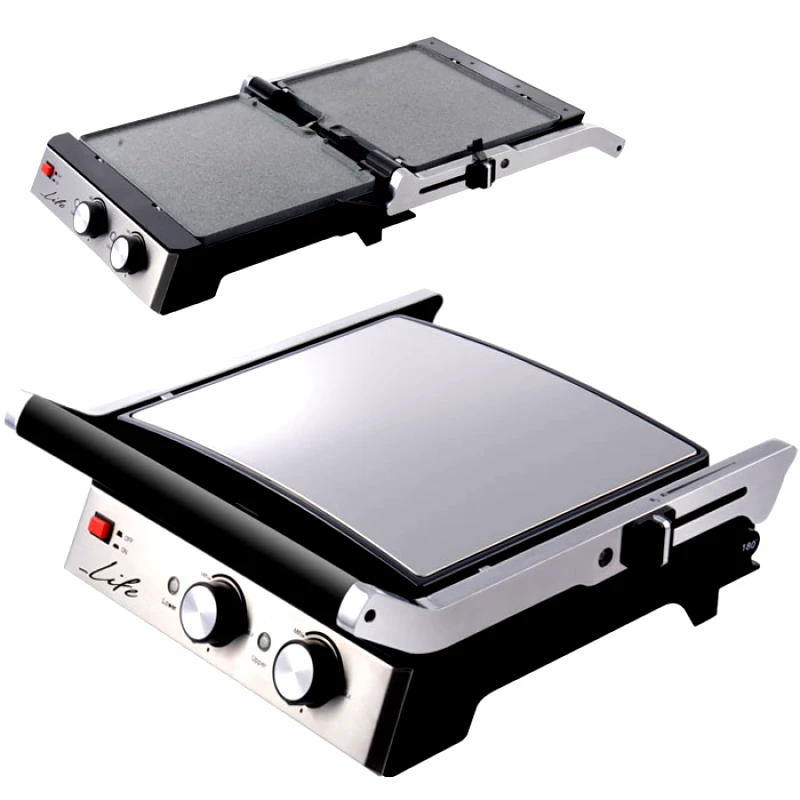PoliHome Ηλεκτρικό γκριλ Life The Grill Father διπλής όψεως