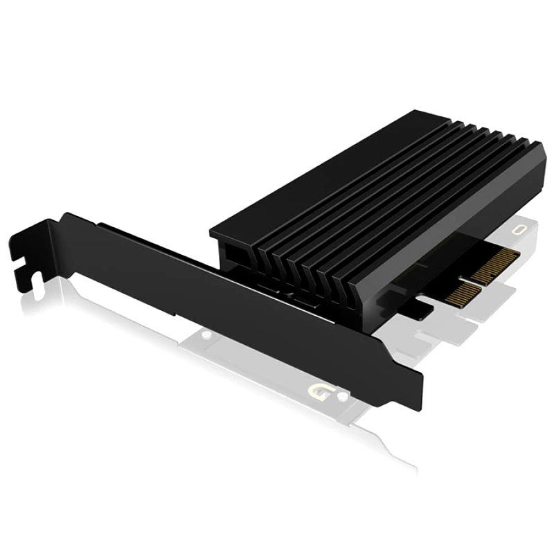 PoliHome Κάρτα επέκτασης PCIe για σκληρό δίσκο M.2 NVMe SSD ICY BOX PCI214M2-HSL