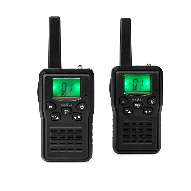 PoliHome Walkie Talkie 8 καναλιών Nedis WLTK1010BK 10km