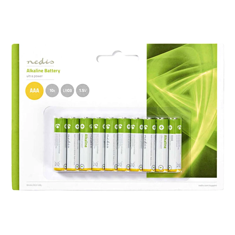 PoliHome Μπαταρίες αλκαλικές Nedis BAAKLR0310BL AAA-LR03 1.5V