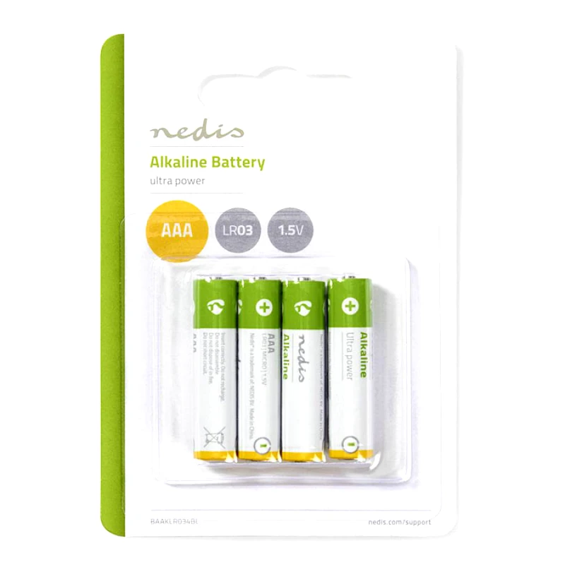 PoliHome Μπαταρίες αλκαλικές Nedis BAAKLR034BL AAA-LR03 1.5V