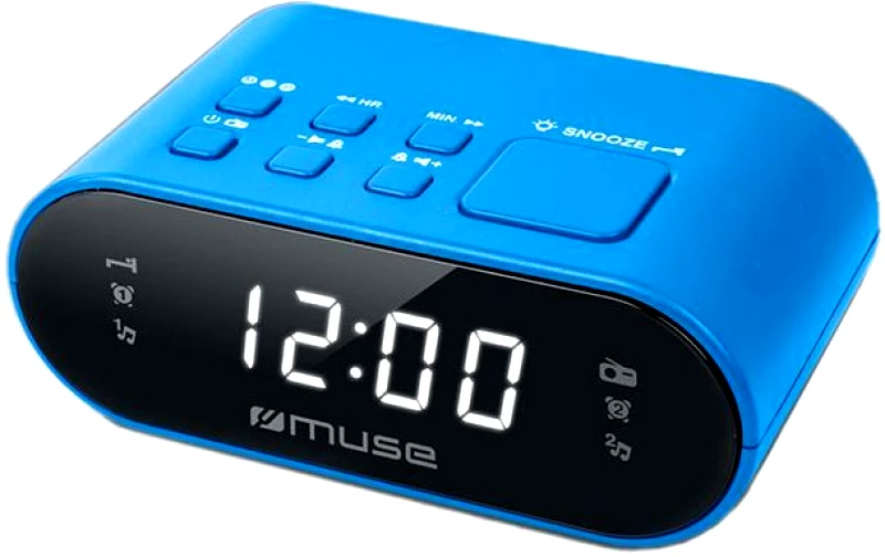PoliHome ΡαδιοΡολόι ψηφιακό Muse Μ-10 ρεύματος-Μπλε
