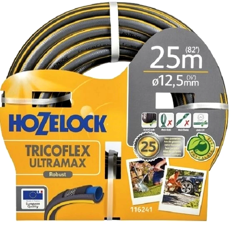 PoliHome Λάστιχο Hozelock Ultramax 25m 12.5mm