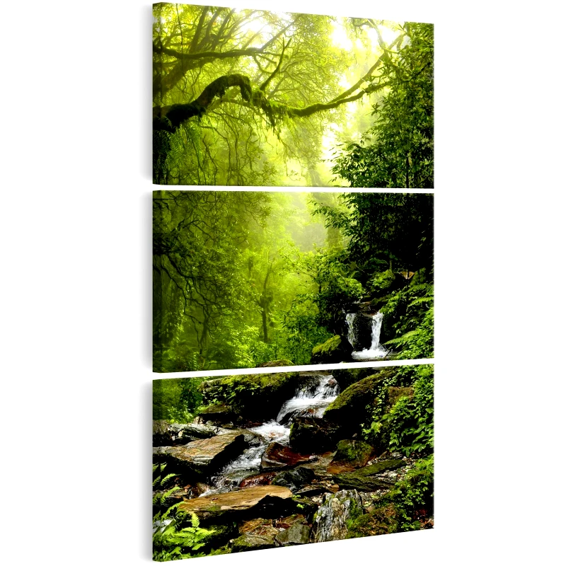 PoliHome Πίνακας - Brook among Trees 60x120