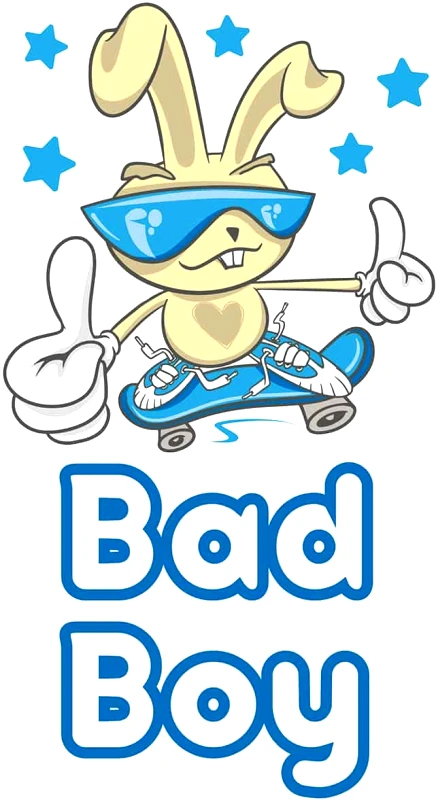 PoliHome Διακοσμητικά αυτοκόλλητα τοίχου Bad Boy XS