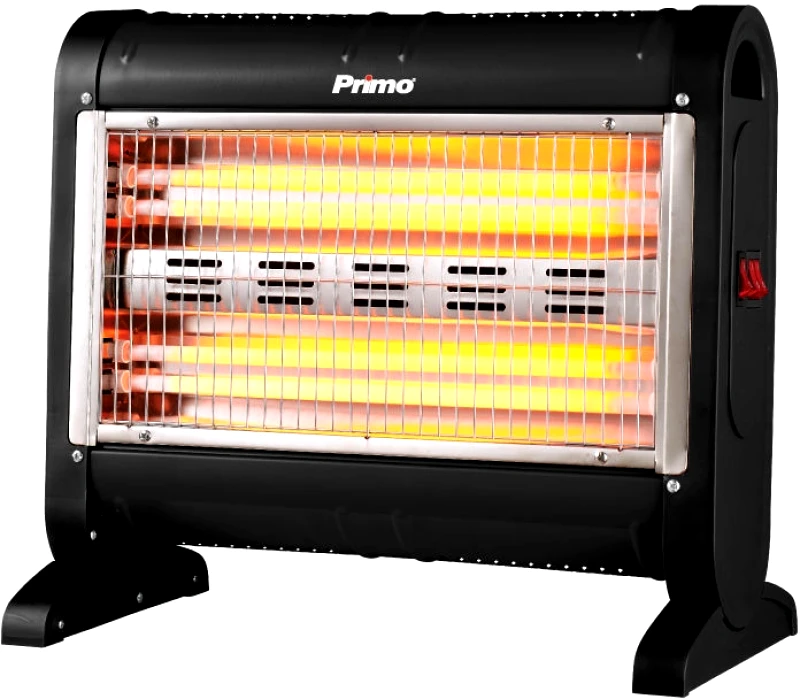 PoliHome Θερμάστρα χαλαζία PRQH-8105 Primo 1600W-Μαύρο