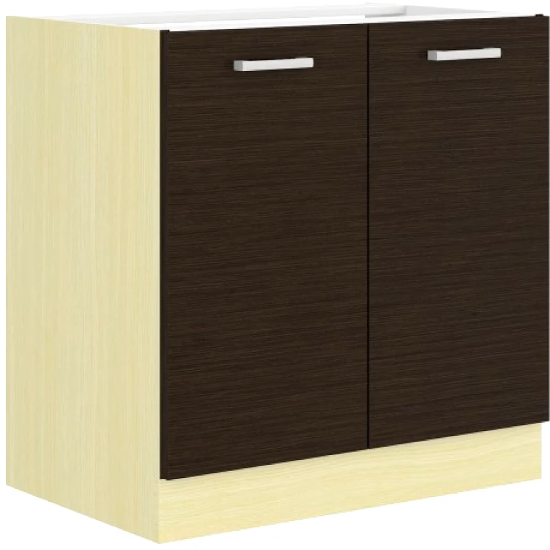 PoliHome Επιδαπέδιο ντουλάπι νεροχύτη Armony 80 ZL 2F BB
