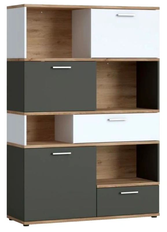 PoliHome Βιβλιοθήκη Newty 3D2S