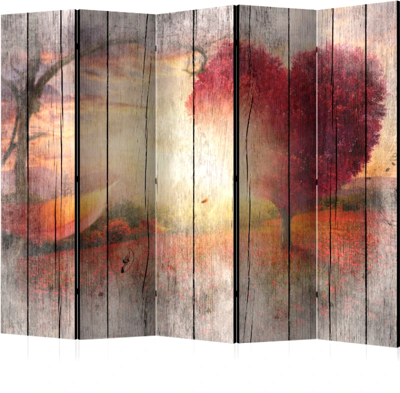 PoliHome Διαχωριστικό με 5 τμήματα - Autumnal Love II [Room Dividers]