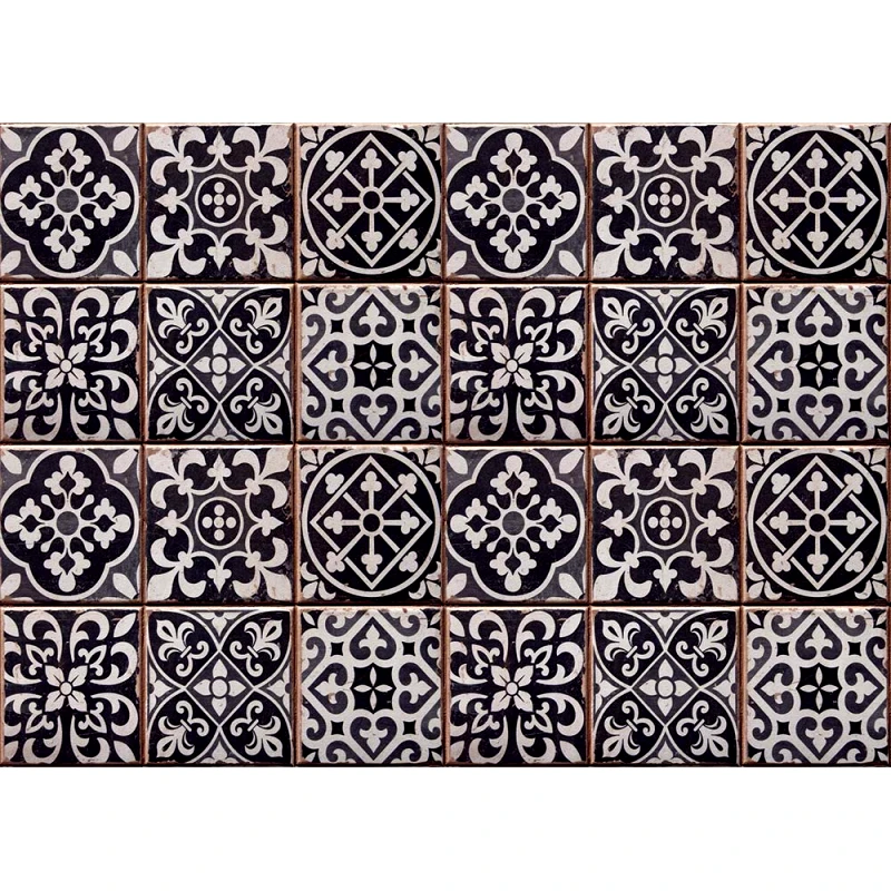 PoliHome Πλάτη προστασίας τοίχου εστιών κουζίνας Tiles Azulejos L
