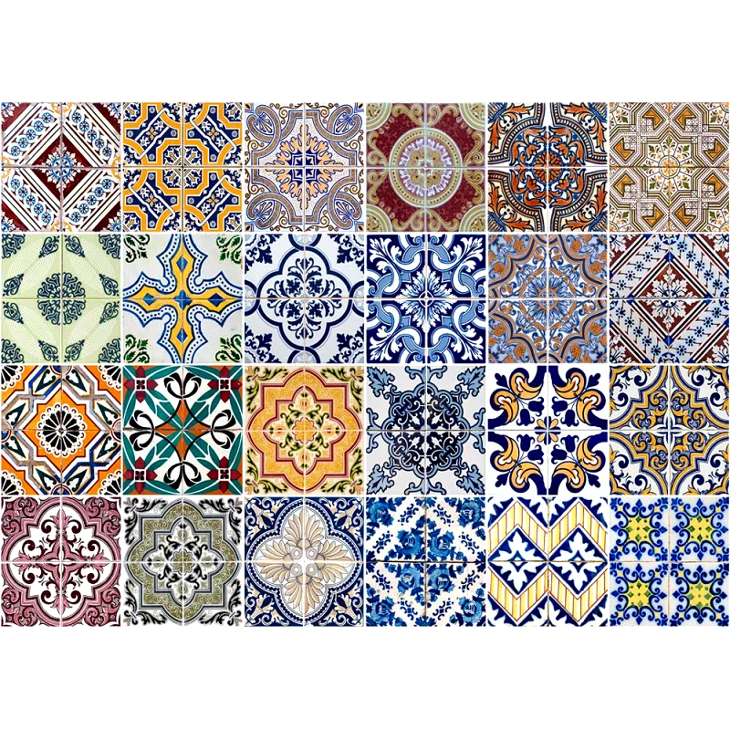 PoliHome Πλάτη προστασίας τοίχου εστιών κουζίνας Azulejos L