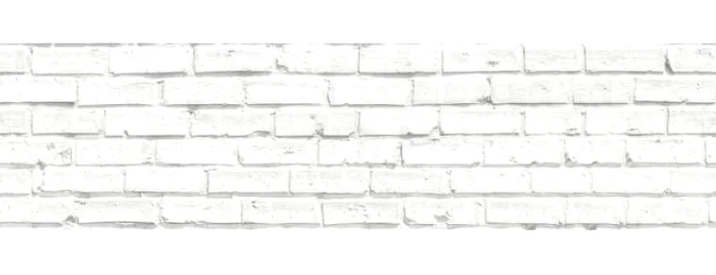 PoliHome Πλάτη προστασίας τοίχου White Bricks
