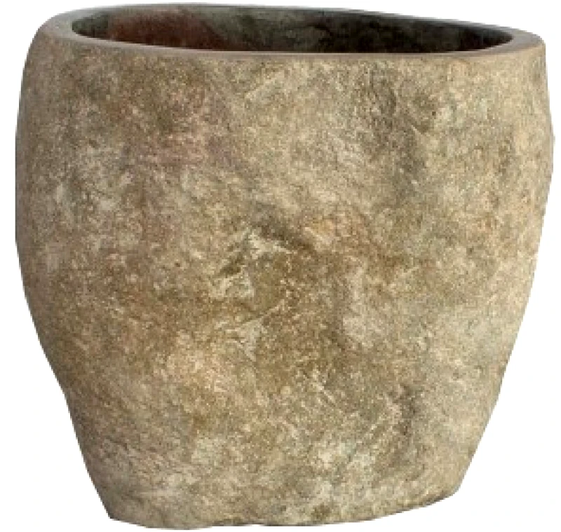 PoliHome Νιπτήρας πέτρινος Bucket Fossil