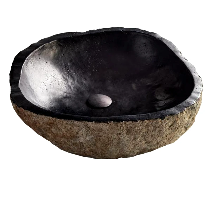 PoliHome Νιπτήρας πέτρινος Riverstone Vero Fossil