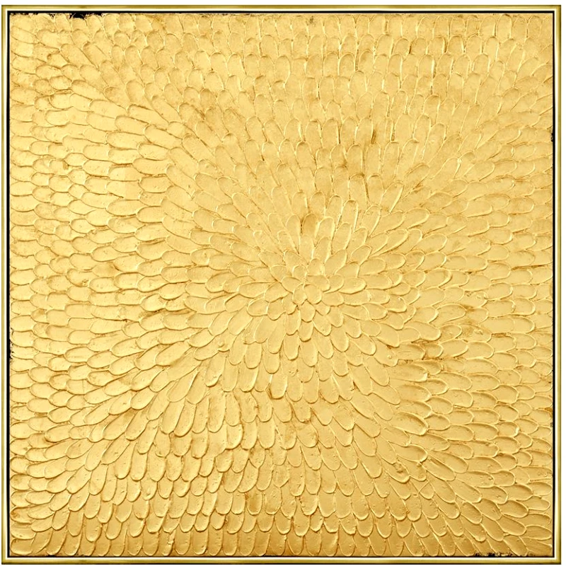 PoliHome Πίνακας Gold Peonia