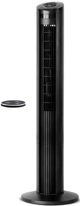 PoliHome Ανεμιστήρας Πύργος 15718-R Primo 42'' 107εκ. Airmonster Με Τηλεχειριστήριο Μαύρος