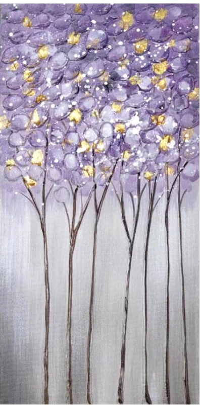 PoliHome Πίνακας Lisov Purple