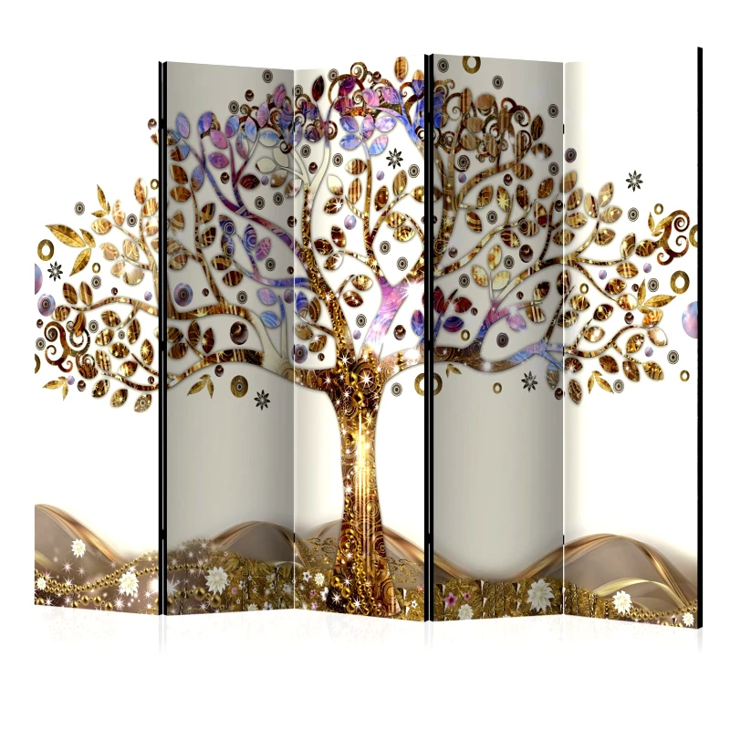 Διαχωριστικό με 5 τμήματα - Golden Tree II [Room Dividers] 225x172 φωτογραφία