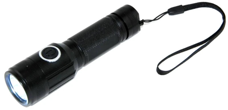 PoliHome Φακός Cree Q5 LED επαναφορτιζόμενος