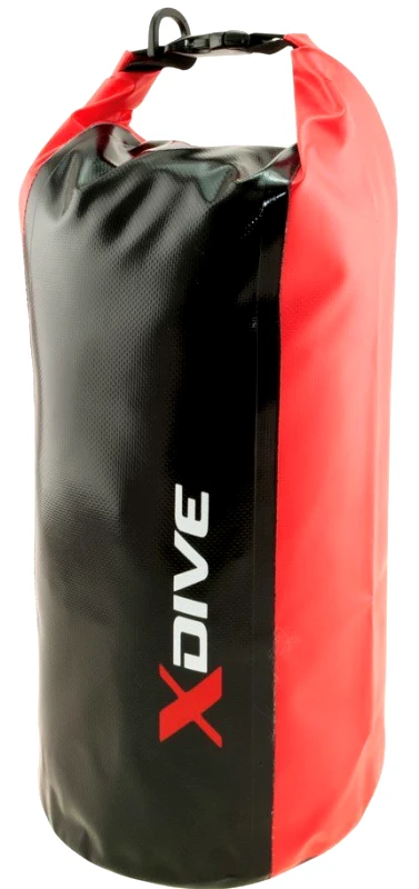 Σάκος στεγανός XDIVE Tube-Κόκκινο-Μήκος: 31 εκ. φωτογραφία