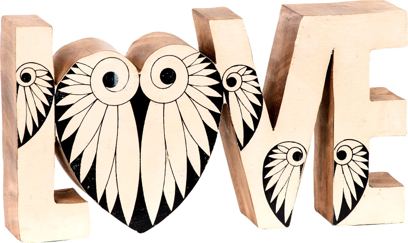 PoliHome Διακοσμητικό Love Figurine White