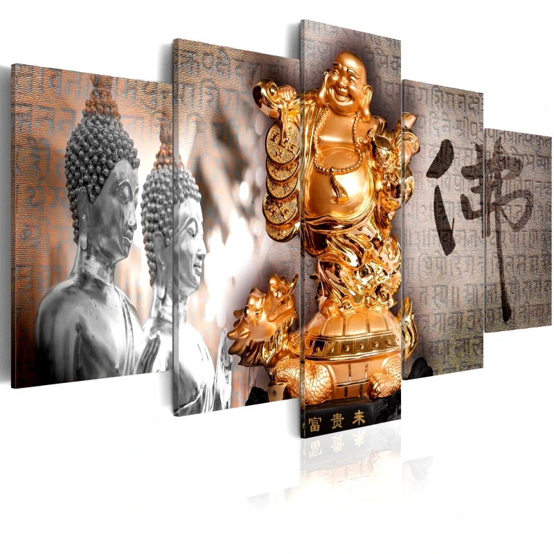 Πίνακας - Smile to Buddha! 100x50 φωτογραφία