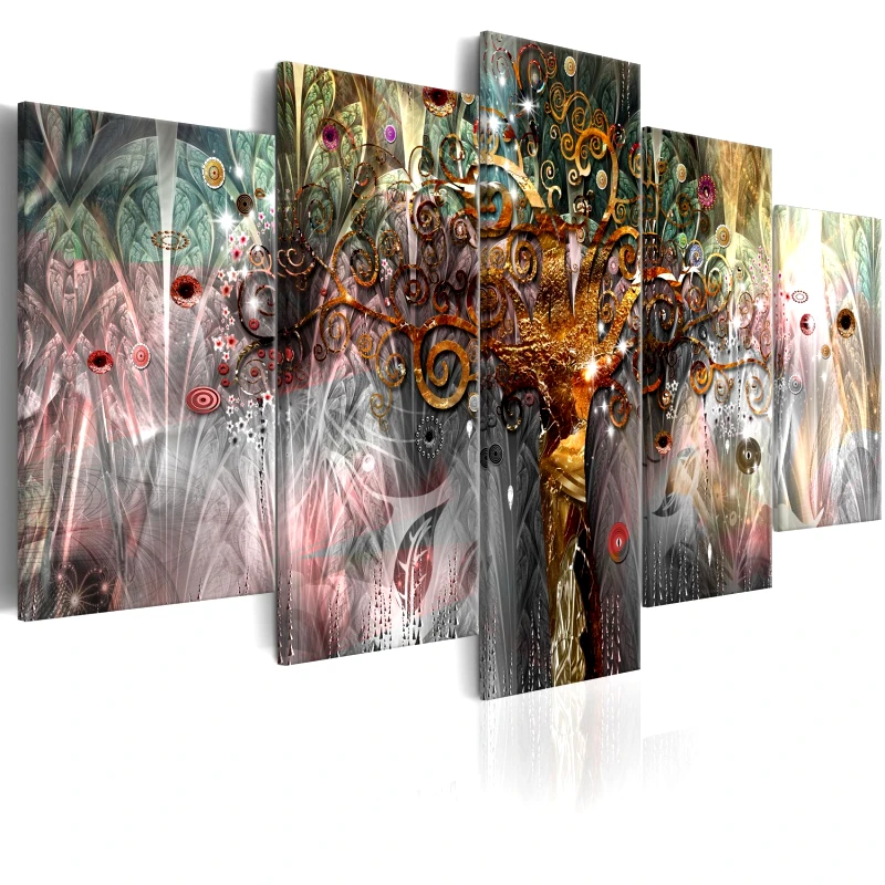 Πίνακας - Golden Tree II 200x100 φωτογραφία