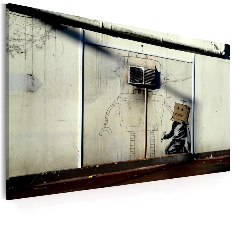 PoliHome Πίνακας - Robots (Banksy) 60x40