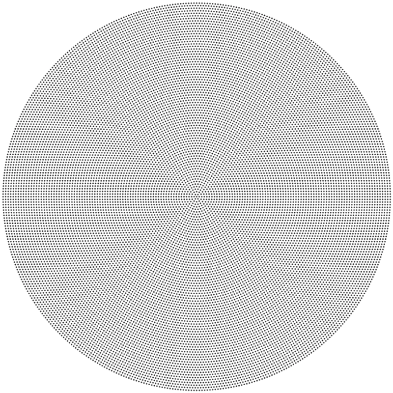 PoliHome In-Ceiling Replacement 6'' Grille Round