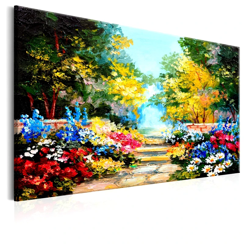 Πίνακας - The Flowers Alley 60x40 φωτογραφία