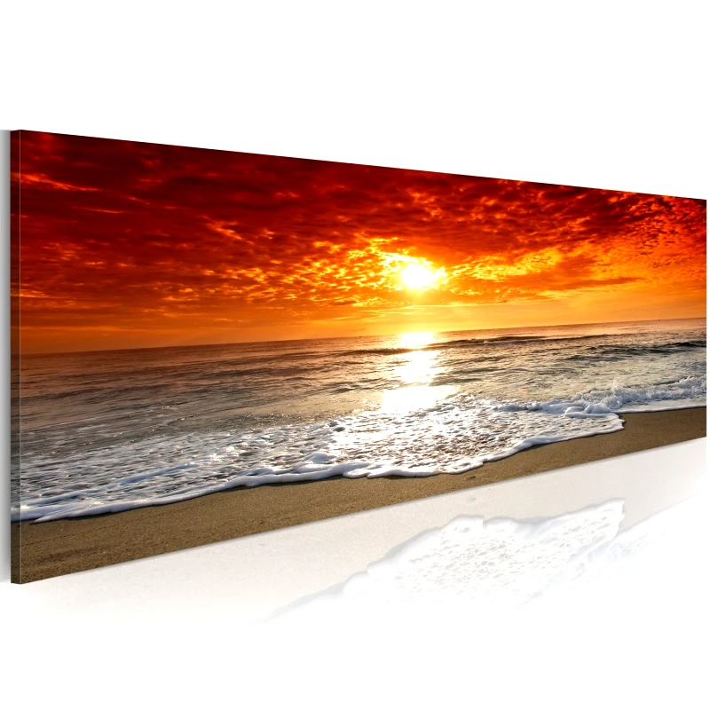 PoliHome Πίνακας - Romantic sunset 135x45