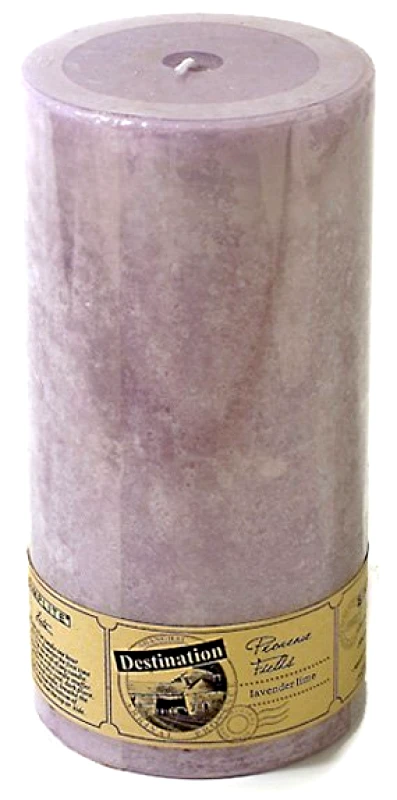 PoliHome Αρωματικό κερί κορμός Lavender Lime 20cm