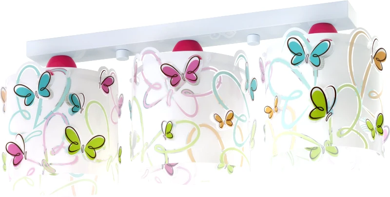 PoliHome Φωτιστικό οροφής Ango Butterfly τρίφωτο