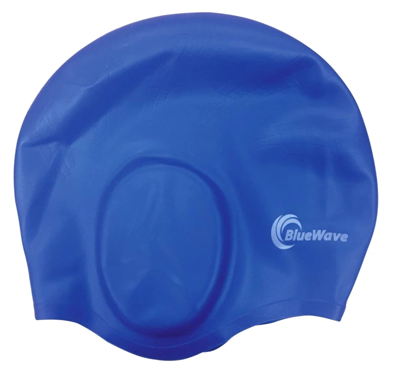 PoliHome Σκουφάκι κολύμβησης σιλικόνης BlueWave με προστατευτικό αυτιών