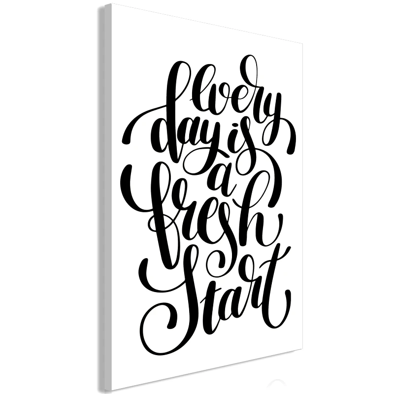 PoliHome Πίνακας - Every Day Is a Fresh Start (1 Part) Vertical - 40x60