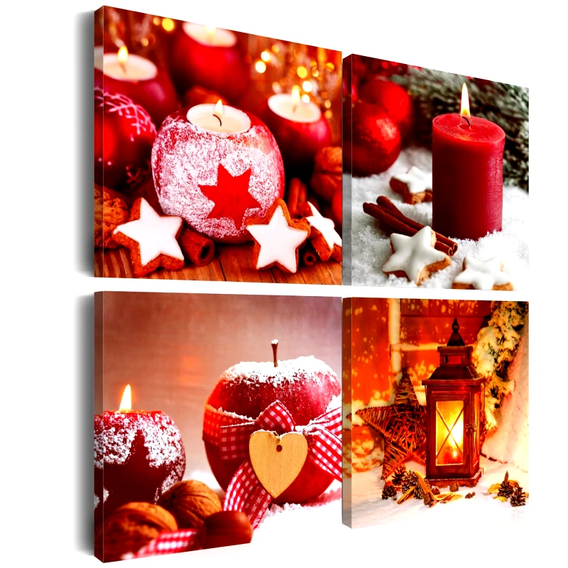 PoliHome Πίνακας - Christmas Time 60x60
