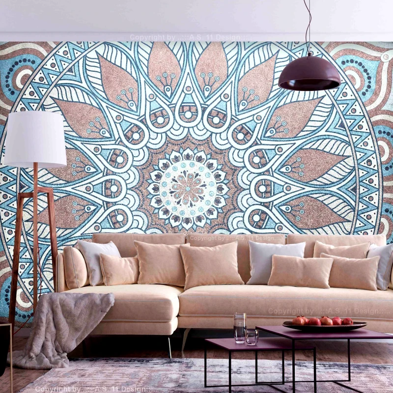 PoliHome Φωτοταπετσαρία - Oriental Circle 100x70