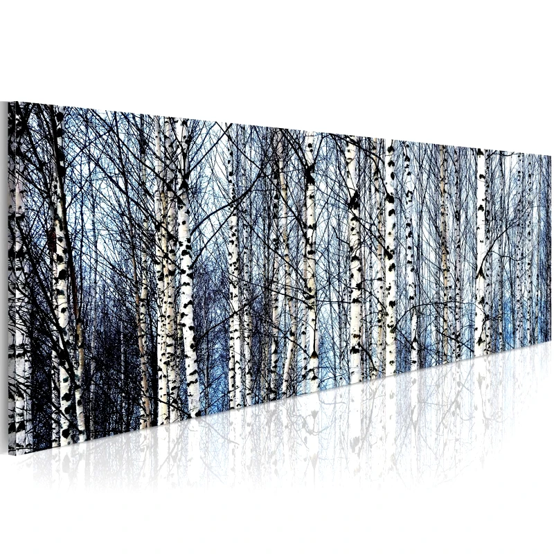 PoliHome Πίνακας - White birches 120x40