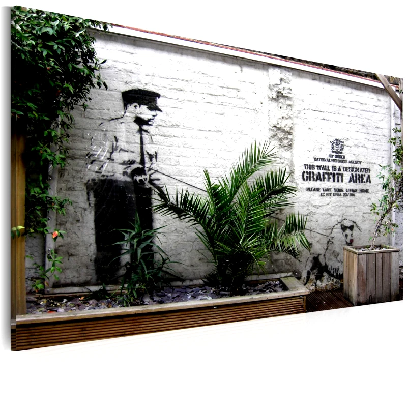 PoliHome Πίνακας - Graffiti area (Banksy) 60x40