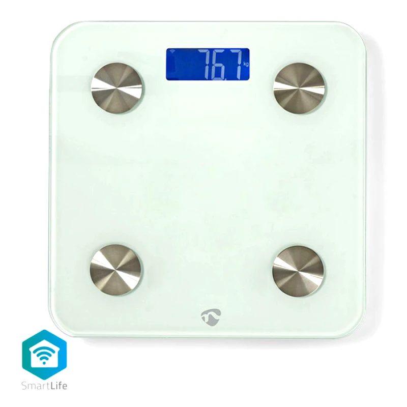PoliHome Ζυγαριά μπάνιου Smart Nedis WIFIHS10WT WiFI