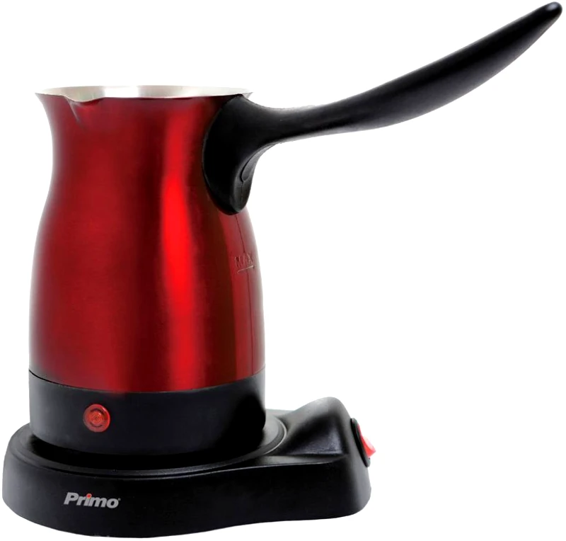 PoliHome Ηλεκτρικό μπρίκι Primo PRCP με αισθητήρα υπερχείλισης-Κόκκινο